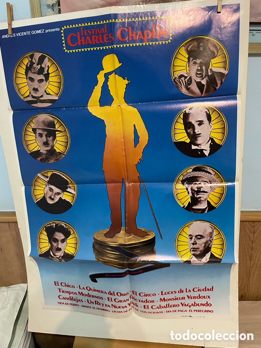 Cine: CARTEL DE CINE. FESTIVAL DE CHARLES CHAPLIN