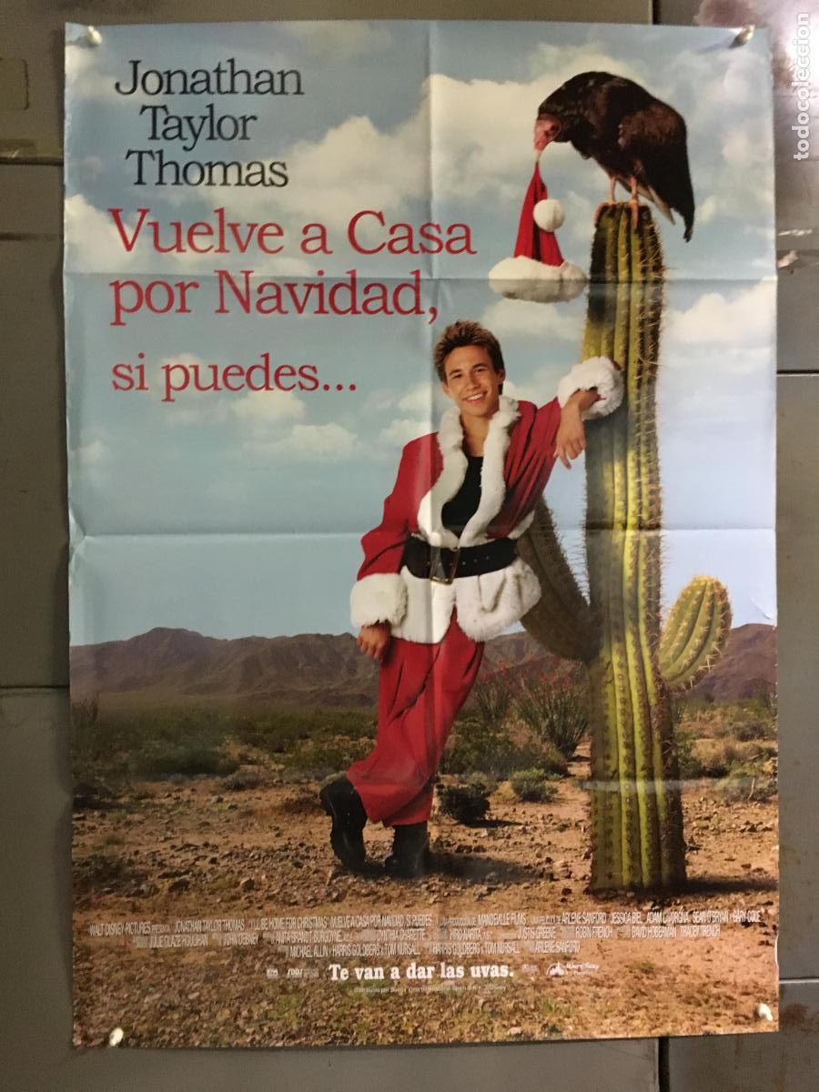 Cinema: AFL89 VUELVE A CASA POR NAVIDAD SI PUEDES JONATHAN TAYLOR THOMAS POSTER ORIGINAL 70X100 ESTRENO