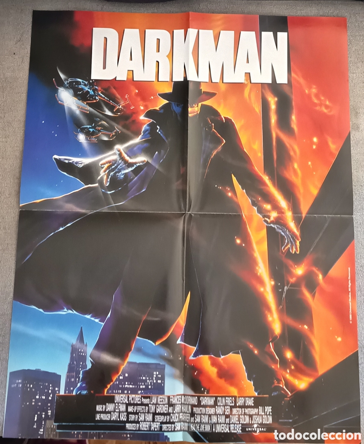 Cine: Poster Darkman. Mide 44x56cm. A&ntilde;o 2001