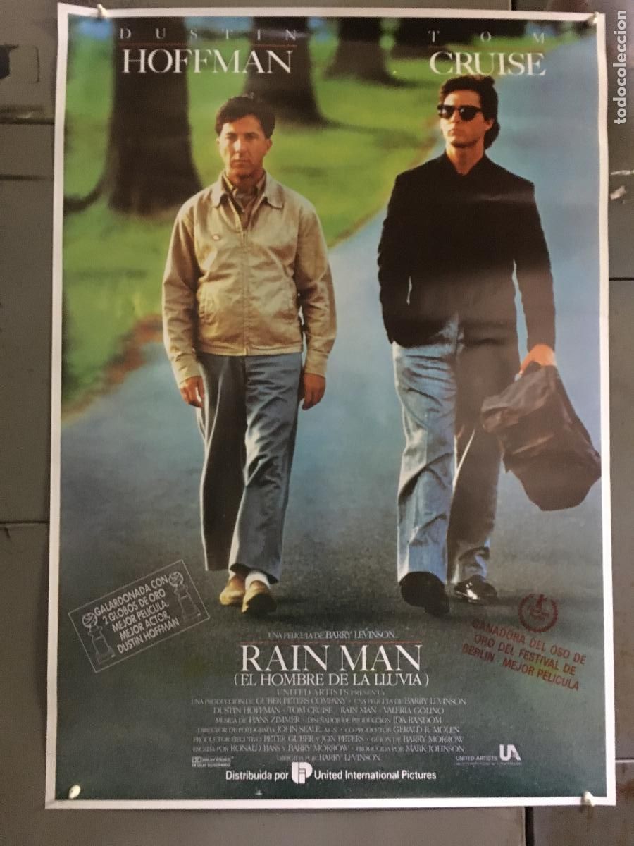 Cine: R0298 RAIN MAN TOM CRUISE DUSTIN HOFFMAN POSTER 70X100 h10