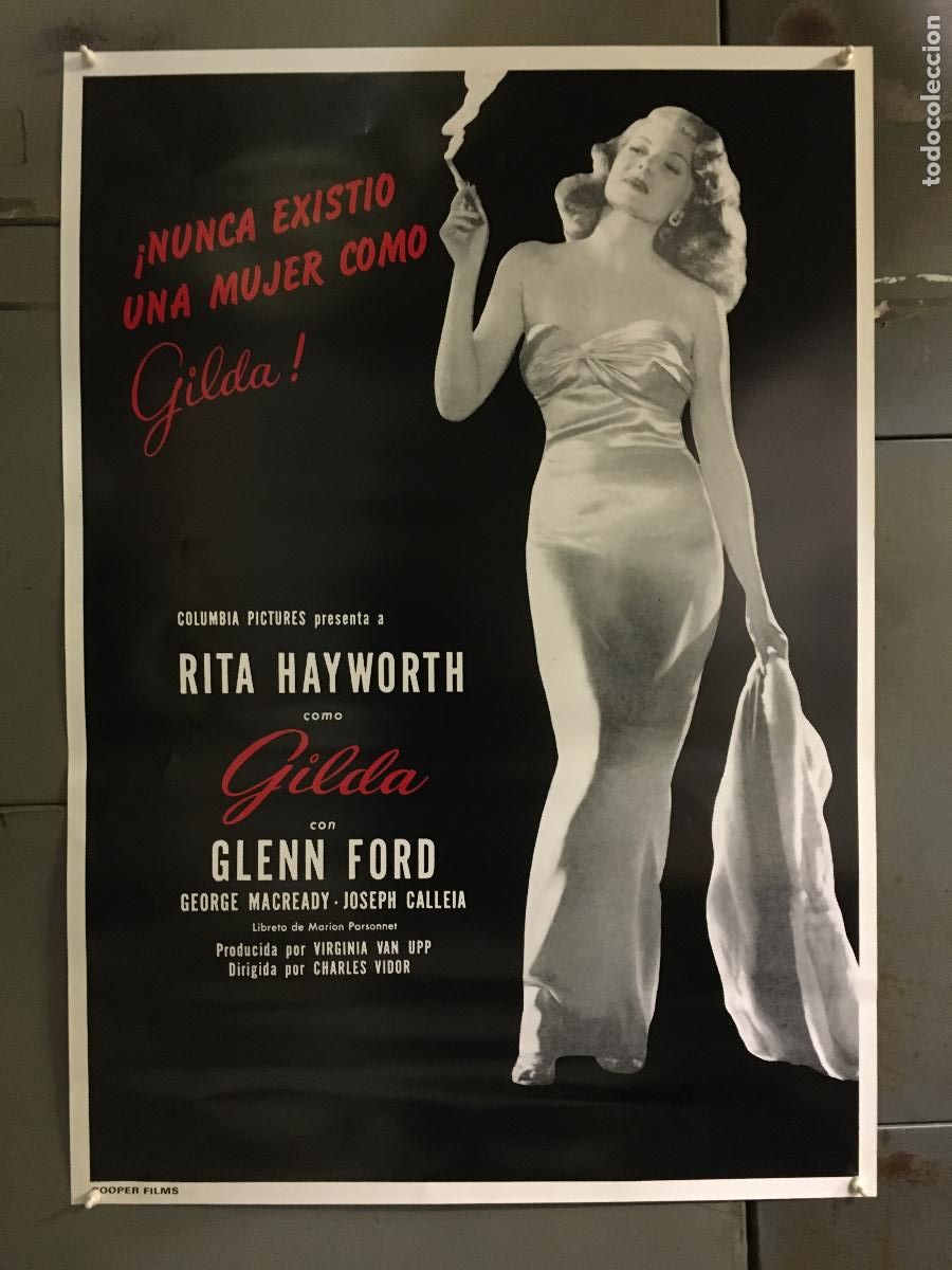 Cine: R0304 GILDA RITA HAYWORTH POSTER 70X100 h7