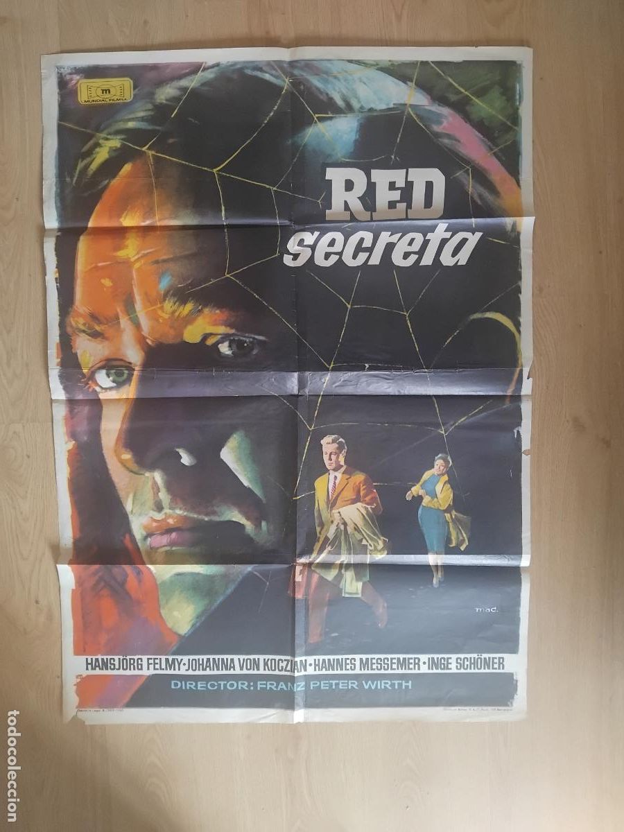 Cine: RED SECRETA CARTEL DE CINE POSTER ORIGINAL. 100 X 70 CM.
