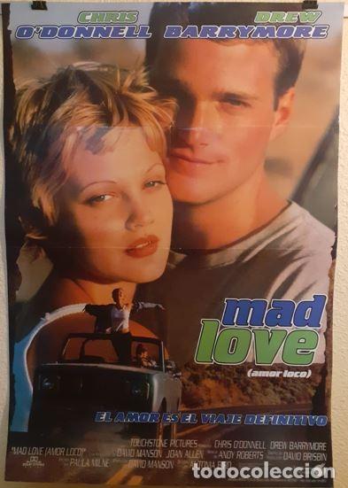 Cine: Cartel de cine original - MAD LOVE (AMOR LOCO) (1995) - Drew Barrymore