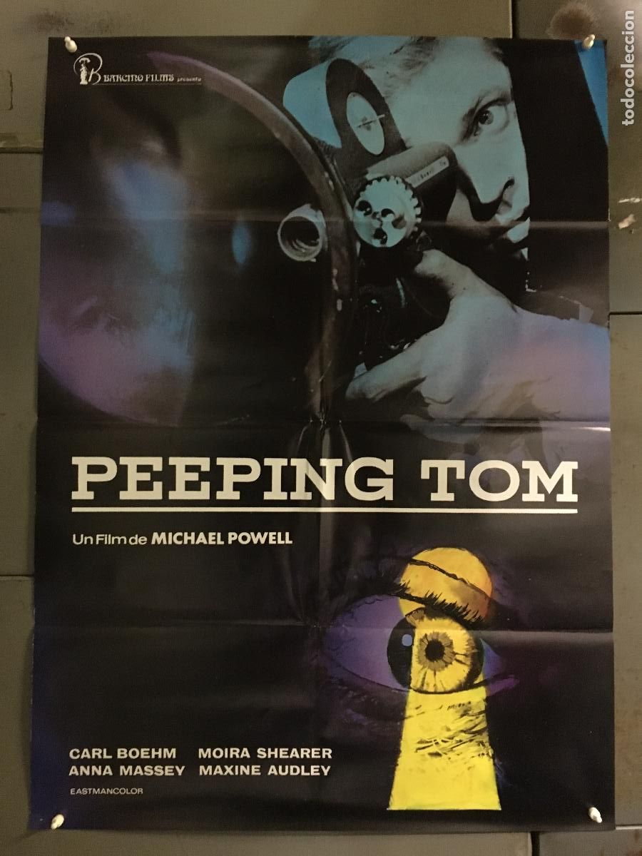 Cinema: AFM09 PEEPING TOM EL FOTOGRAFO DEL PANICO MICHAEL POWELL POSTER ORIGINAL 70X100 ESTRENO h5