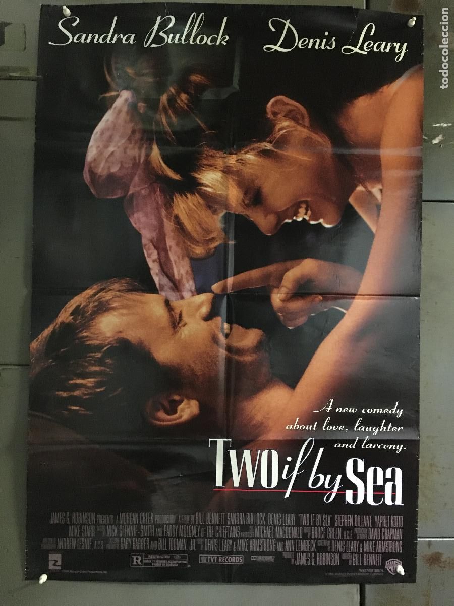 Cine: AFM30 CORAZONES ROBADOS SANDRA BULLOCK POSTER ORIGINAL AMERICANO 70X105 h0