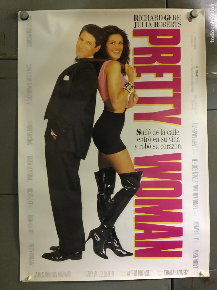 Kino: R0309 PRETTY WOMAN RICHARD GERE JULIA ROBERTS POSTER 70X100 h10