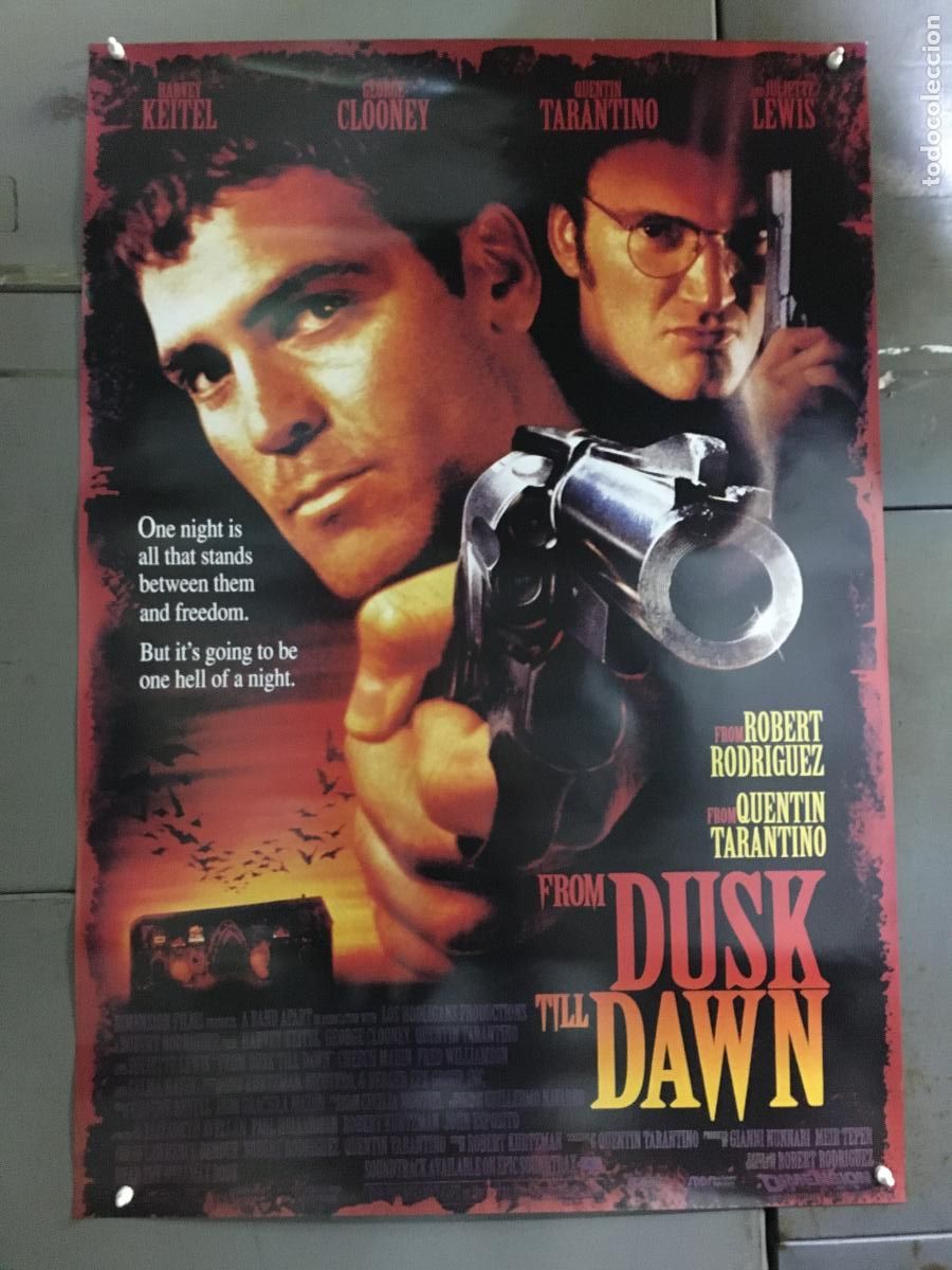 Cin&eacute;ma: R0312 ABIERTO HASTA EL AMANECER QUENTIN TARANTINO GEORGE CLOONEY POSTER 70X100 h12