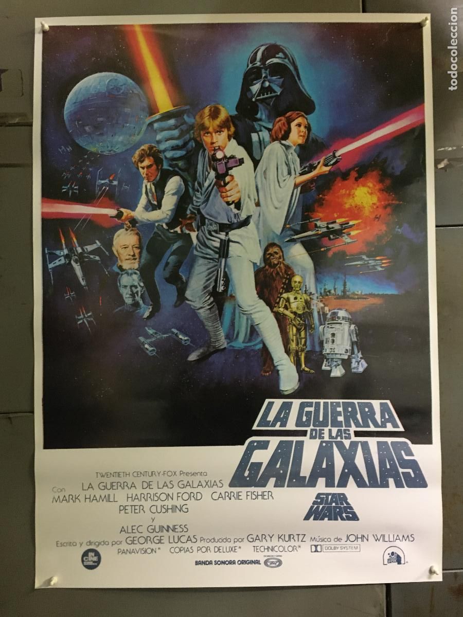 Cin&eacute;ma: R0313 LA GUERRA DE LAS GALAXIAS STAR WARS POSTER 70X100 ESPA&Ntilde;OL h13