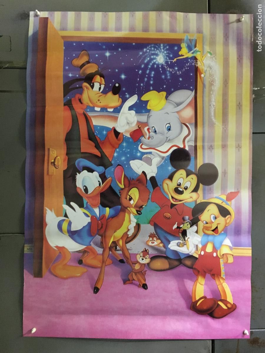 Kino: R0316 FAMILIA DISNEY DONALD GOOFY MICKEY PINOCHO DUMBO BAMBI POSTER 70X100 h5