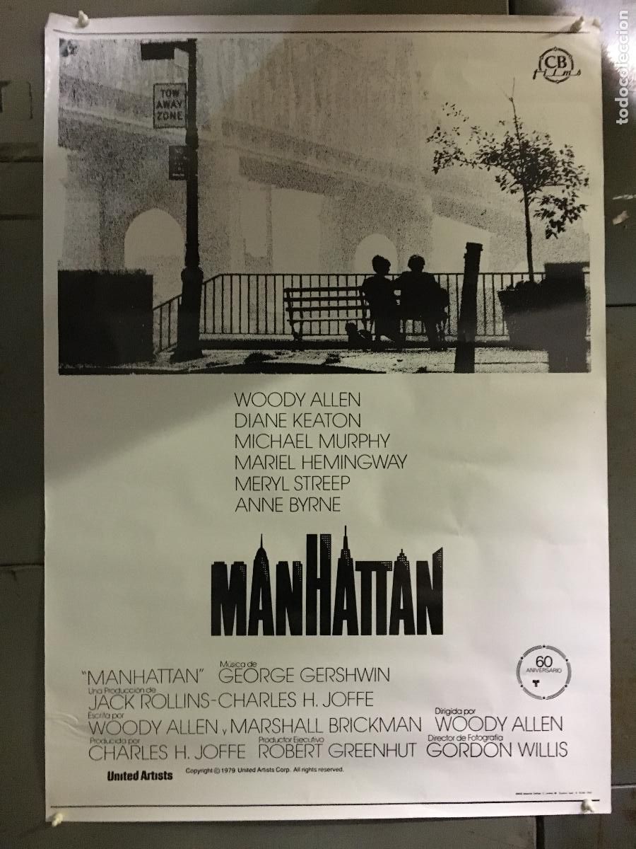 Cinema: R0317 MANHATTAN WOODY ALLEN POSTER 70X100 ESPA&Ntilde;OL h8