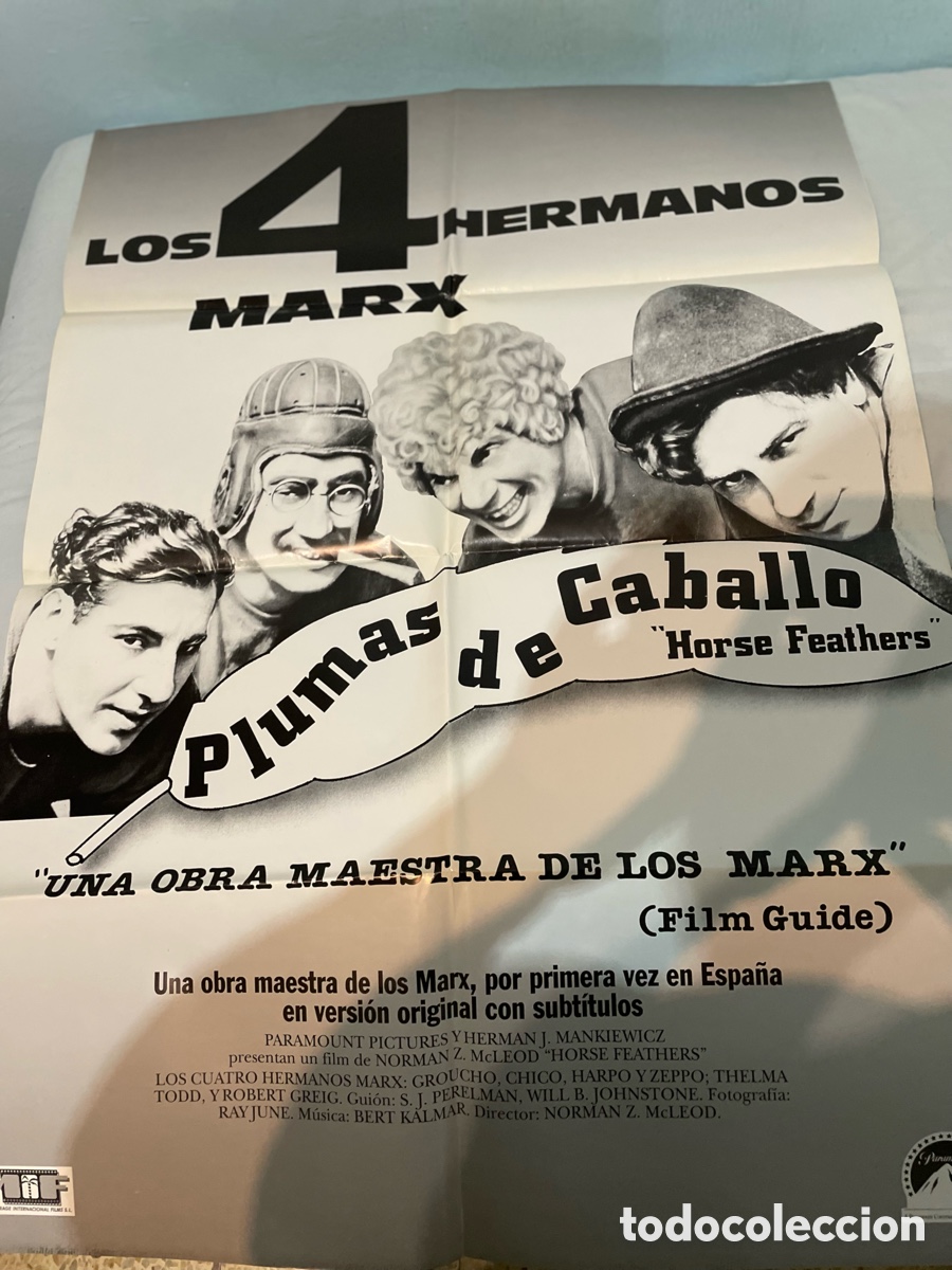 Cine: CARTEL De CINE. PLUMA DE CABALLO HERM MARX