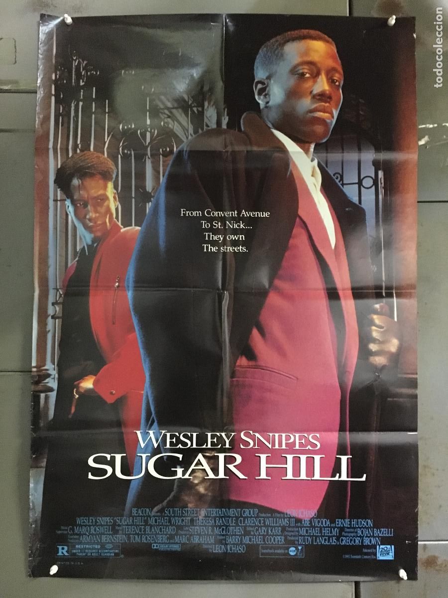 Cine: AFM32 SUGAR HILL WESLEY SNIPES THERESA RANDLE POSTER ORIGINAL AMERICANO 68x102