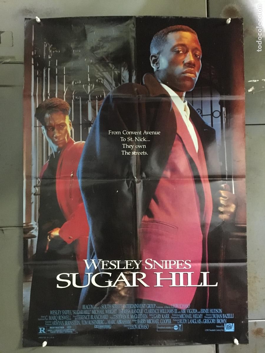 Cine: AFM33 SUGAR HILL WESLEY SNIPES THERESA RANDLE POSTER ORIGINAL AMERICANO 68x102