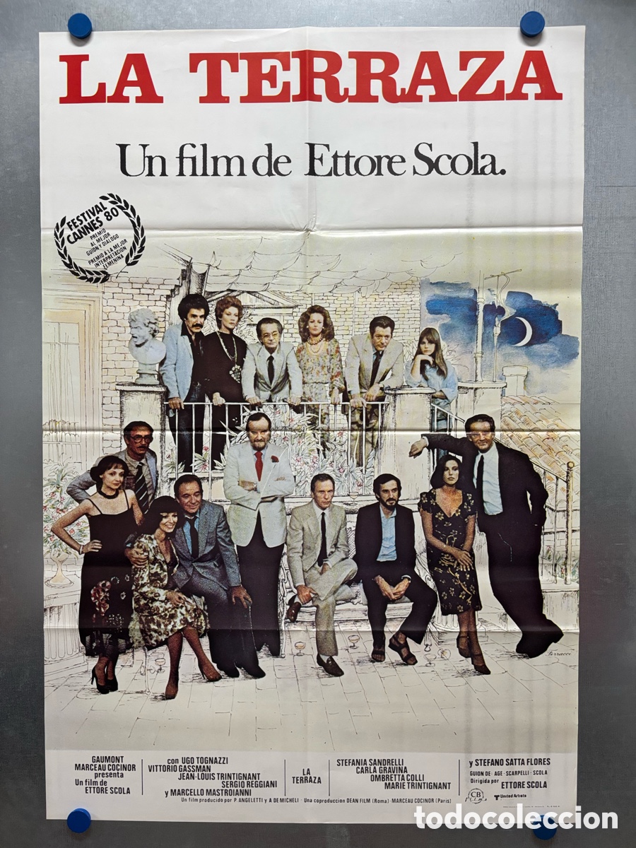 Cine: LA TERRAZA - UGO TOGNAZZI, VITTORIO GASSMAN, MARCELLO MASTROIANNI - a&ntilde;o 1981