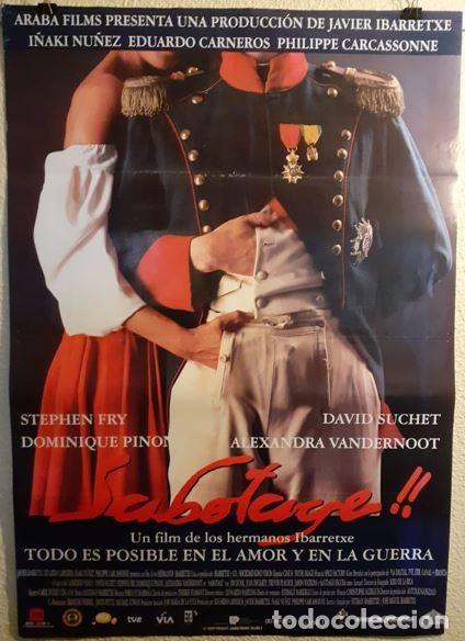 Cine: Cartel original de cine: Sabotage! (2000) - Estreno oficial en Espa&ntilde;a