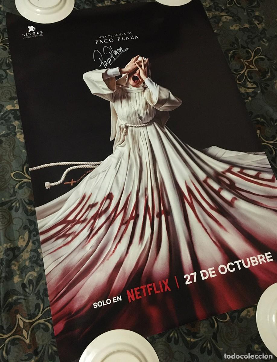Cine: POSTER HERMANA MUERTE DE PACO PLAZA FIRMADO SITGES NETFLIX REC