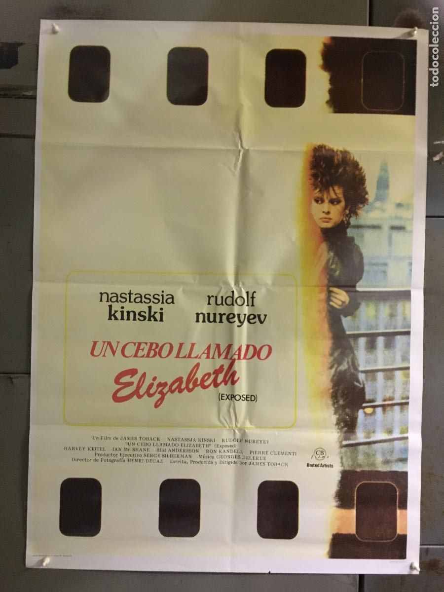 Cinema: AFM71 UN CEBO LLAMADO ELIZABETH NASTASSIA KINSKI RUDOLF NUREYEV POSTER ORIGINAL 70X100 ESTRENO h10