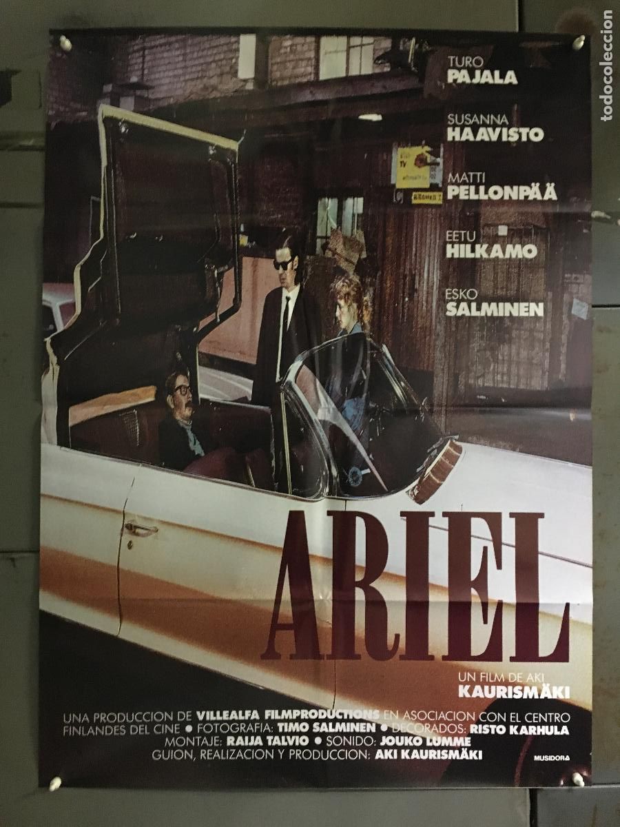 Cine: AFN06 ARIEL AKI KAURISMAKI POSTER ORIGINAL 70X100 ESTRENO h6