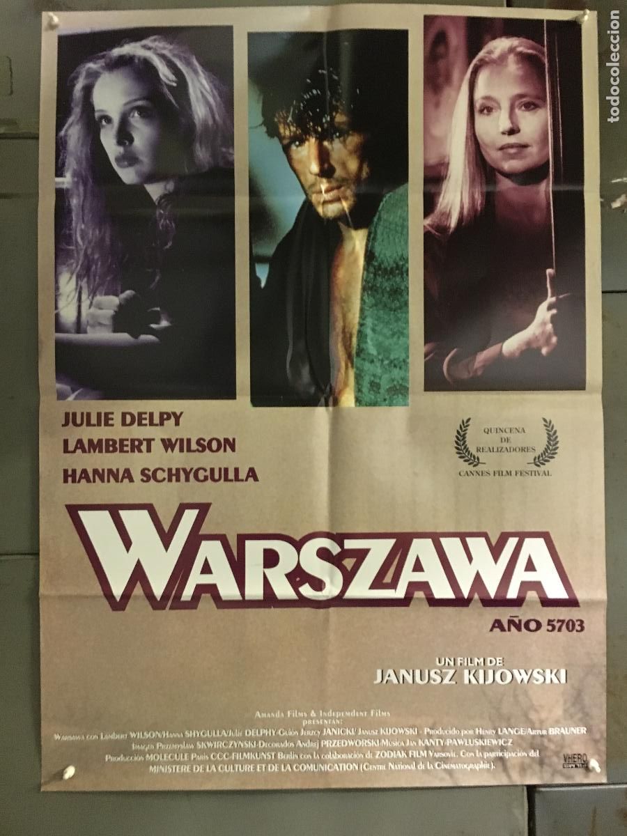 Cine: AFN20 WARSZAWA HANNAH SCHYGULLA JULIE DELPY POSTER ORIGINAL 70X100 ESTRENO h4