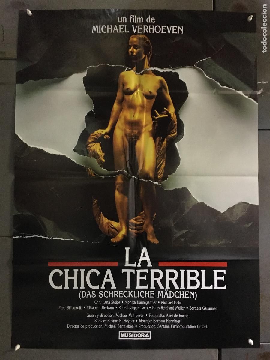 Cine: AFN21 LA CHICA TERRIBLE MICHAEL VERHOEVEN POSTER ORIGINAL 70X100 ESTRENO h5