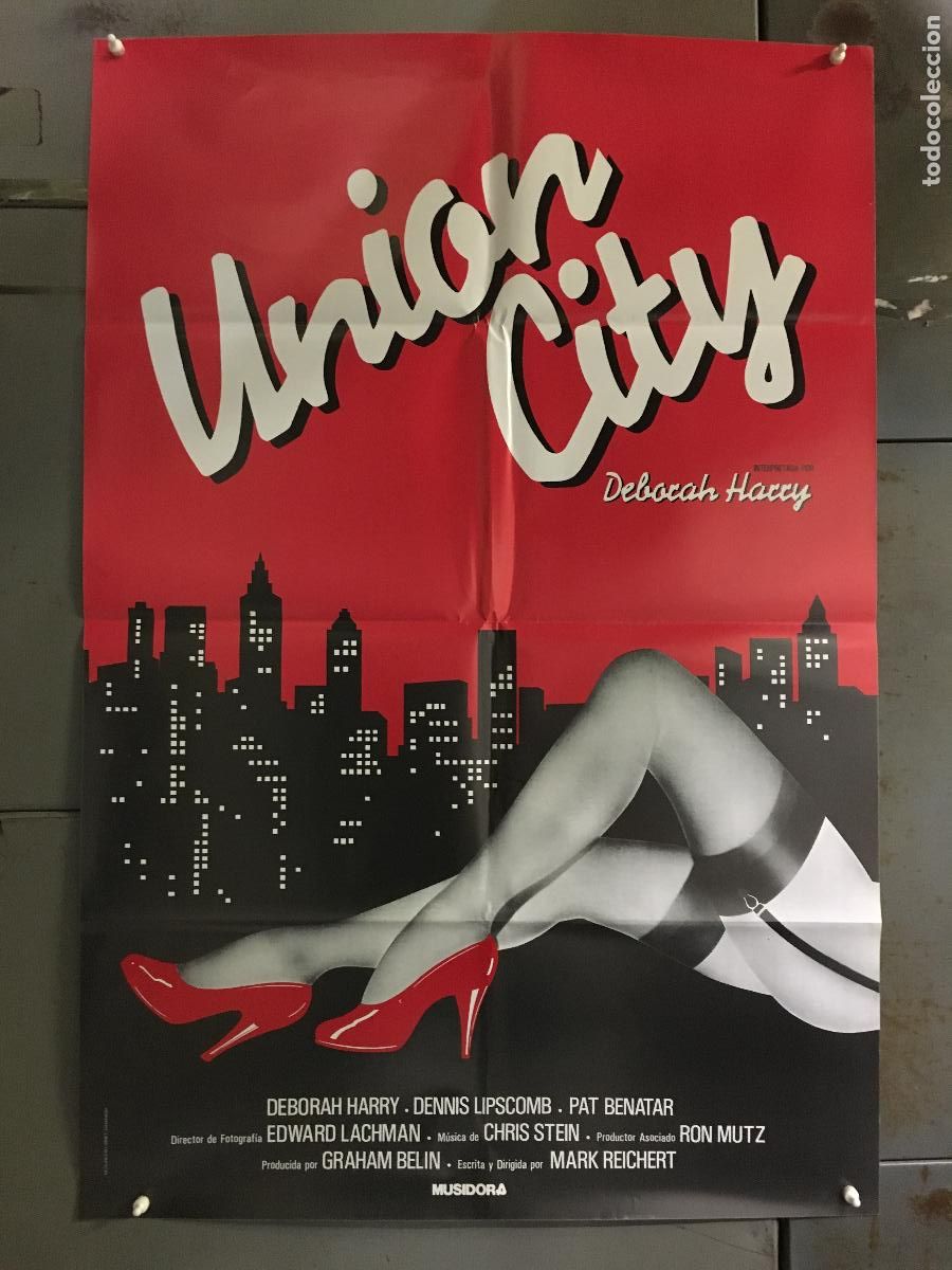 Cine: AFN24 UNION CITY DEBORAH HARRY POSTER ORIGINAL ESTRENO 70X100 h2