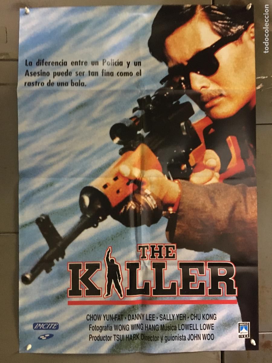 Cin&eacute;ma: AFN29 THE KILLER JOHN WOO CHOW YUN-FAT POSTER ORIGINAL 70X100 ESTRENO h2