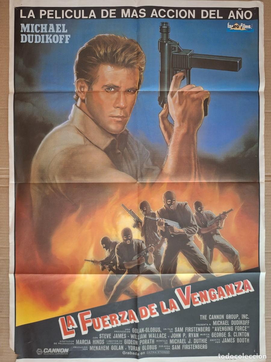 Cine: CARTEL CINE PELICULA LA FUERZA DE LA VENGANZA STEVE JAMES WILLIAM WALLACE A&Ntilde;O 1987 A 244