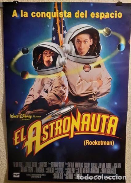 Cine: Cartel Cine Original El Astronauta (Rocketman) 1997 Disney 98x68 Impecable Sin Doblar