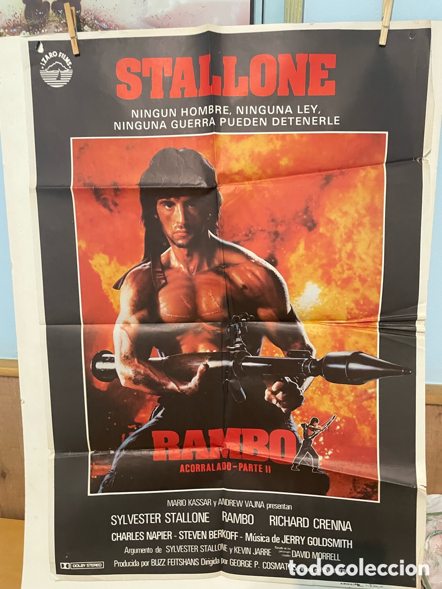 Cine: CARTEL DE CINE. RAMBO
