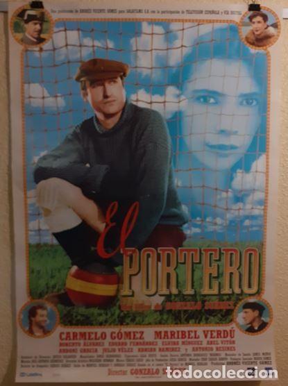 Cine: Cartel Original De Cine - El Portero (2000) - Dir: Gonzalo Su&aacute;rez - Excelente Estado / Sin Doblar