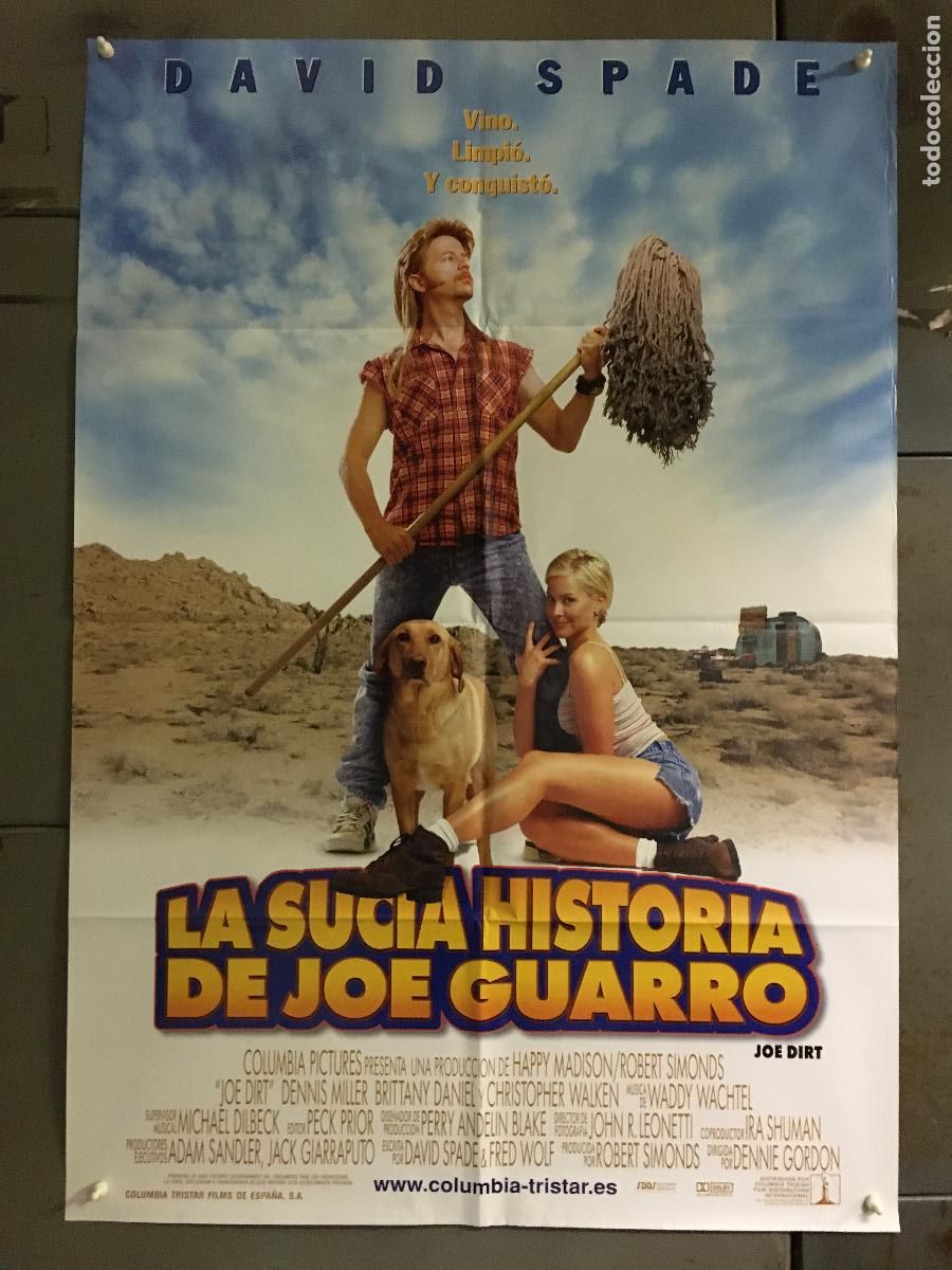 Cine: AFN39 LA SUCIA HISTORIA DE JOE GUARRO DAVID SPADE POSTER ORIGINAL 70X100 ESTRENO h0