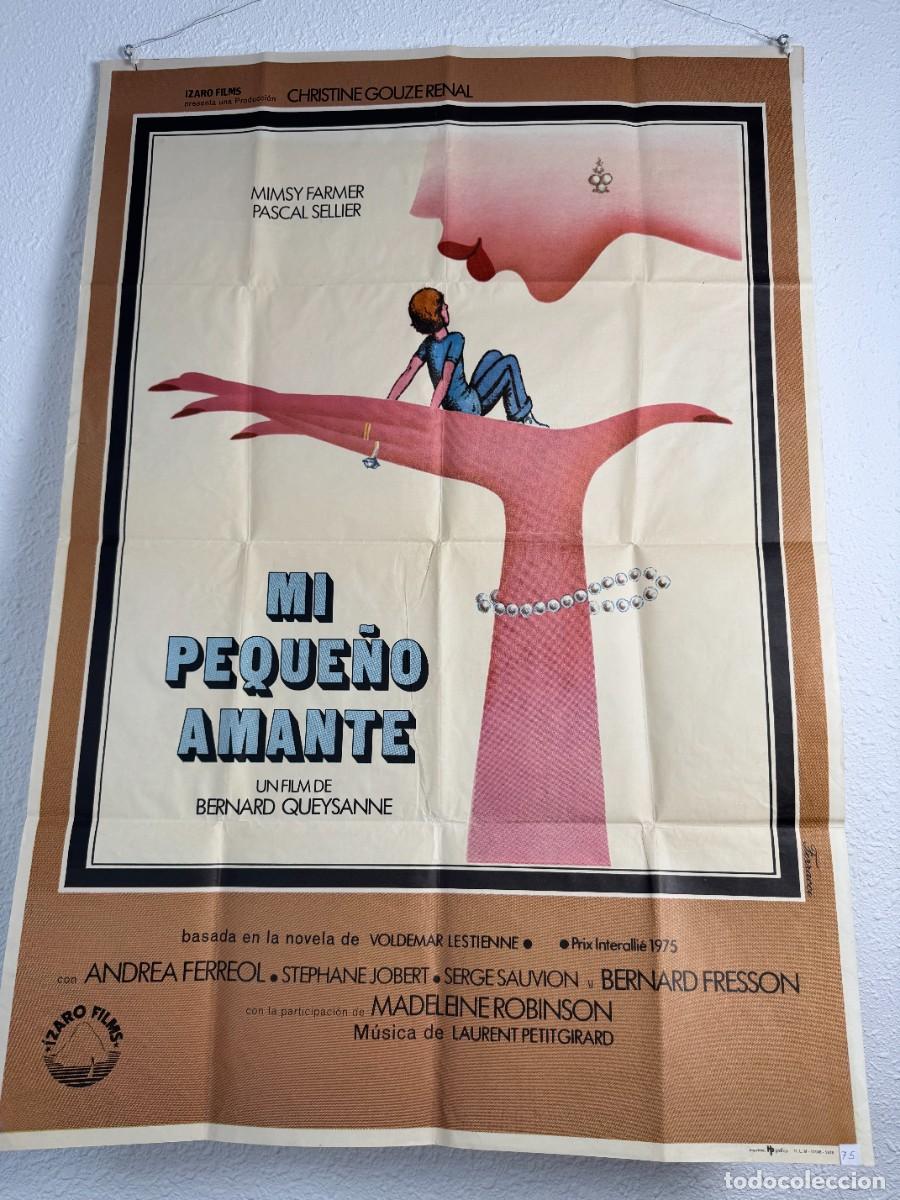 Cine: Original Spanish Movie Poster Mi peque&ntilde;o amante 1978 70x100 cm L'amant de poche n75
