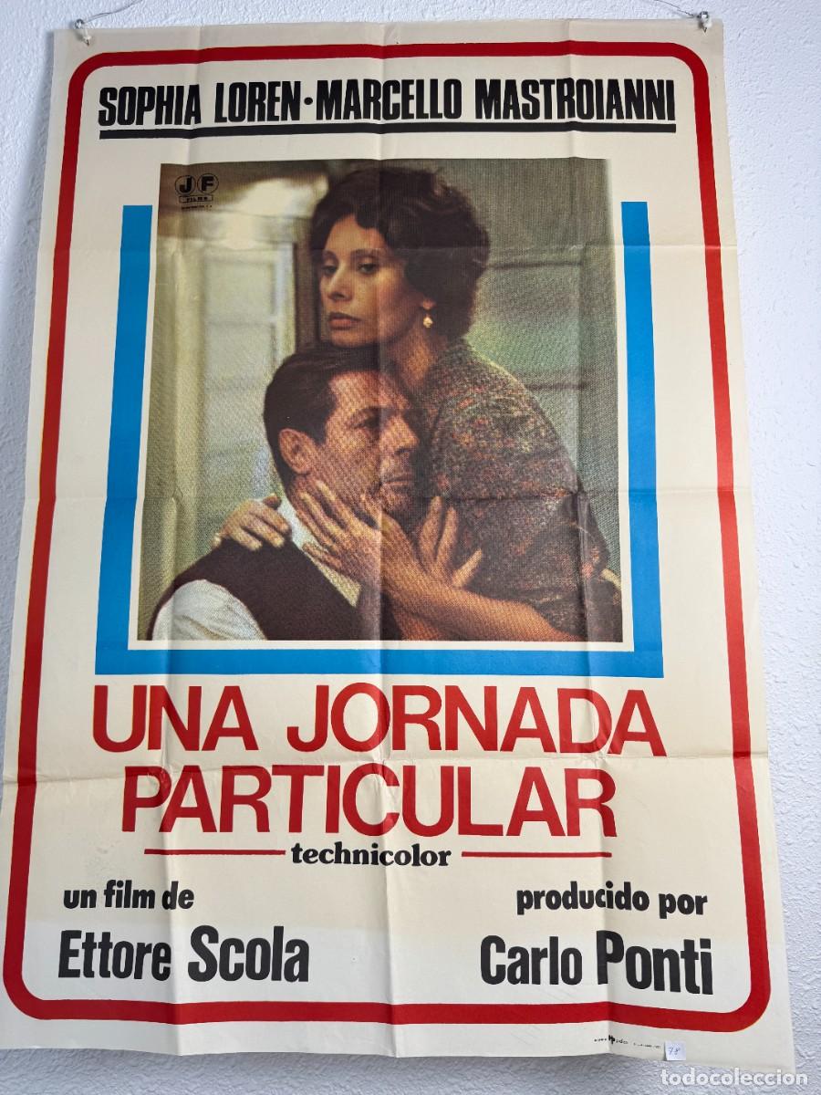 Cinema: Cartel Original Espa&ntilde;ol Una Jornada Particular 1977 70x100 cm Sophia Loren Mastroianni n78