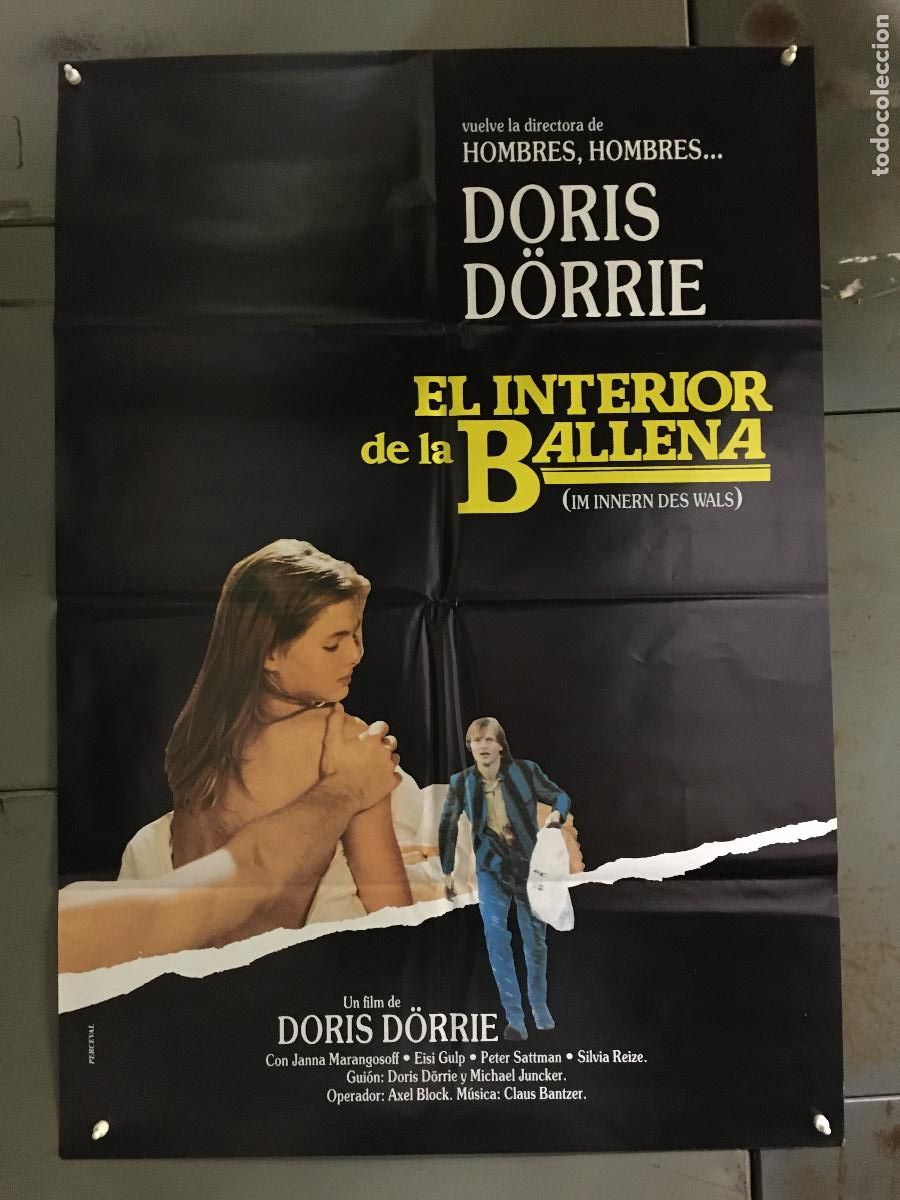 Cine: AFN53 EL INTERIOR DE LA BALLENA DORIS DORRIE POSTER ORIGINAL 70X100 ESTRENO h4