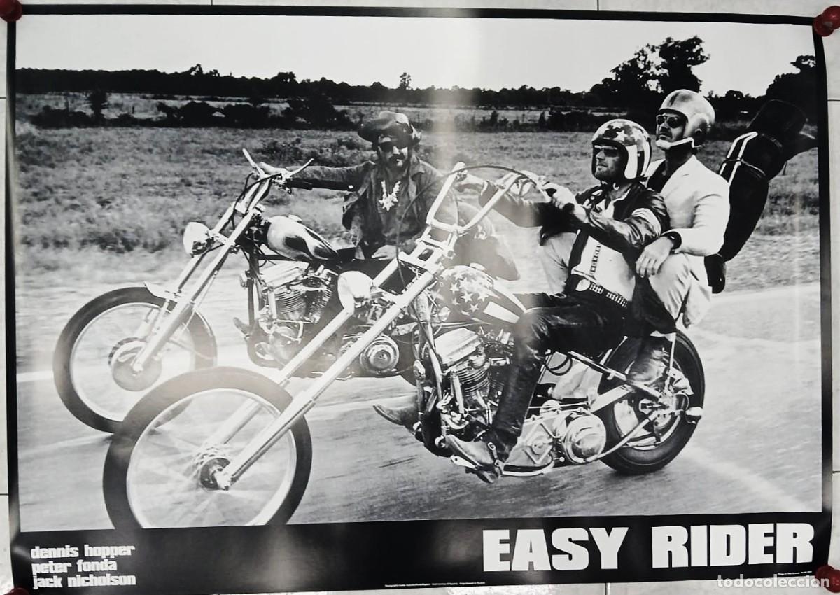 Cine: Easy rider. P&oacute;ster 70x100 cm aprox