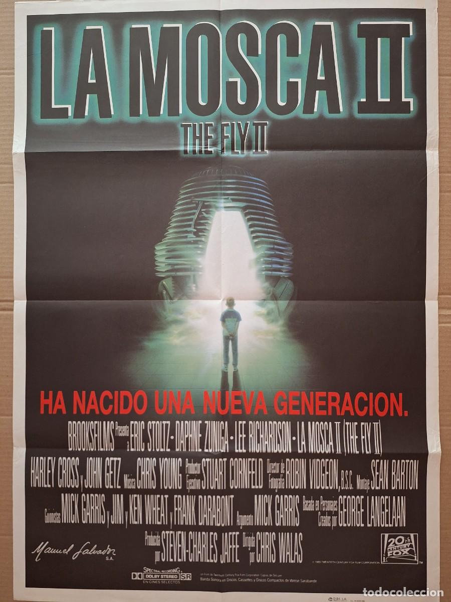 Cine: CARTEL CINE PELICULA LA MOSCA II THE FLY II HARLEY CROSS A&Ntilde;O 1988 A 257