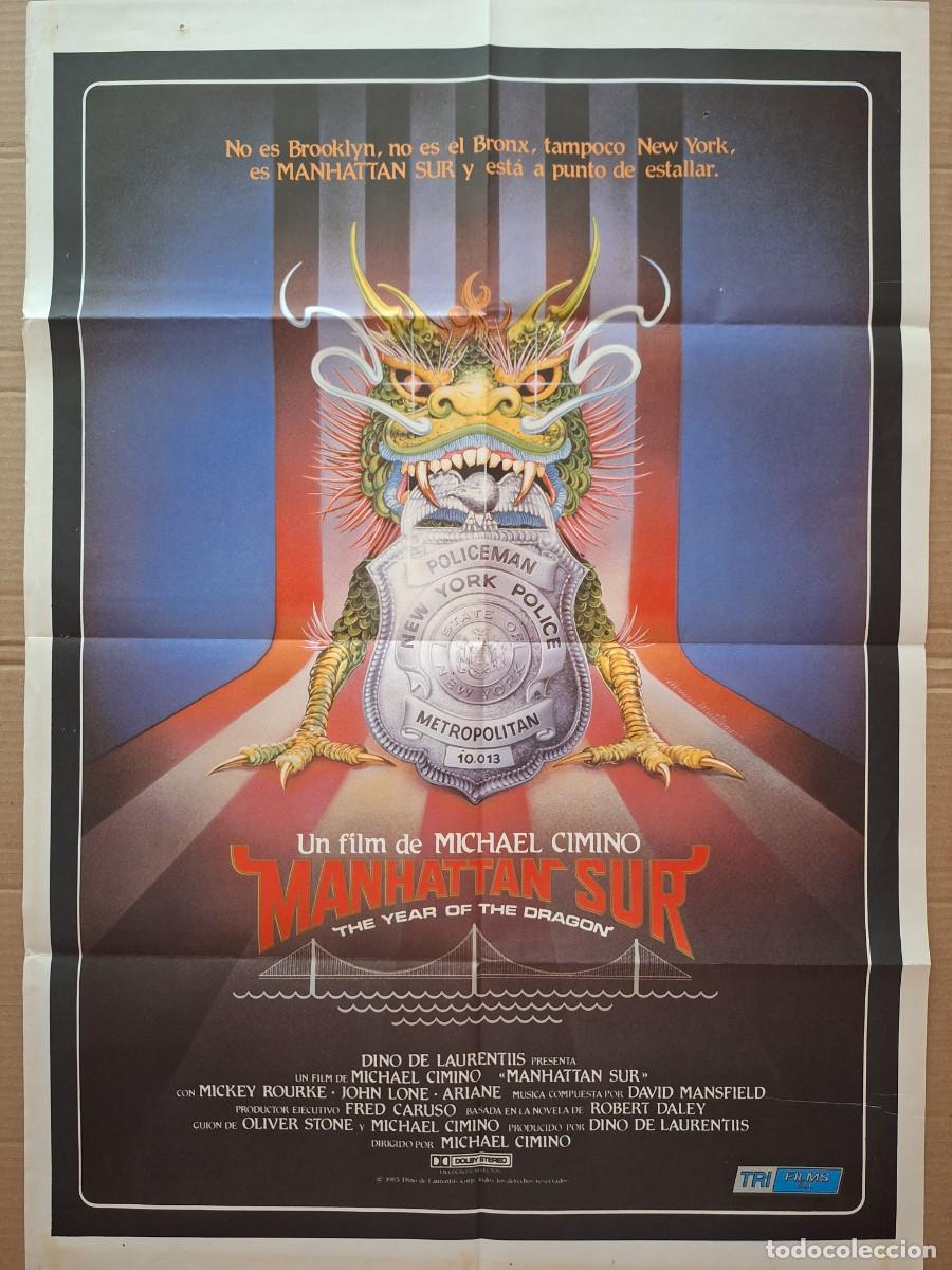 Cine: CARTEL CINE PELICULA MANHATTAN SUR MICKEY ROURKE A&Ntilde;O 1985 A 258