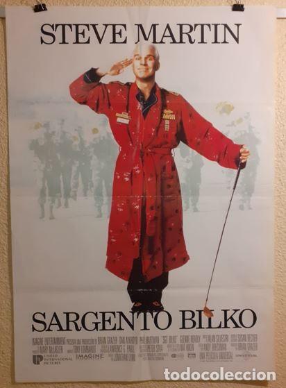 Cine: P&oacute;ster Original Cine Sargento Bilko (1996) Steve Martin. 96x68 cm