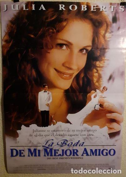 Cine: Cartel Original de cine La Boda de Mi Mejor Amigo (1997) - (Doble Cara) Colecci&oacute;n particular