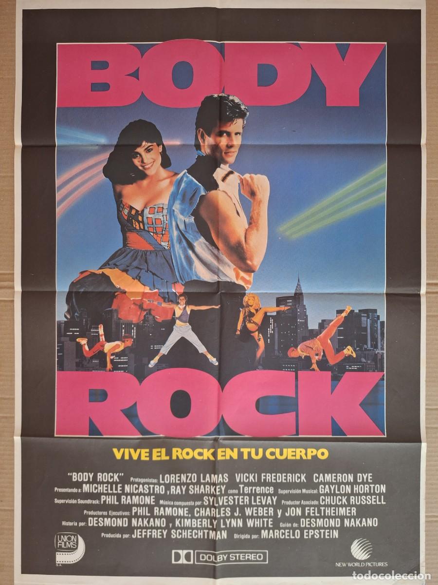 Cine: CARTEL CINE PELICULA BODY ROCK LORENZO LAMAS A&Ntilde;O 1982 A 271