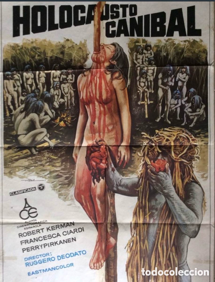 Cine: CARTEL DE CINE. HOLOCAUSTO CANIBAL