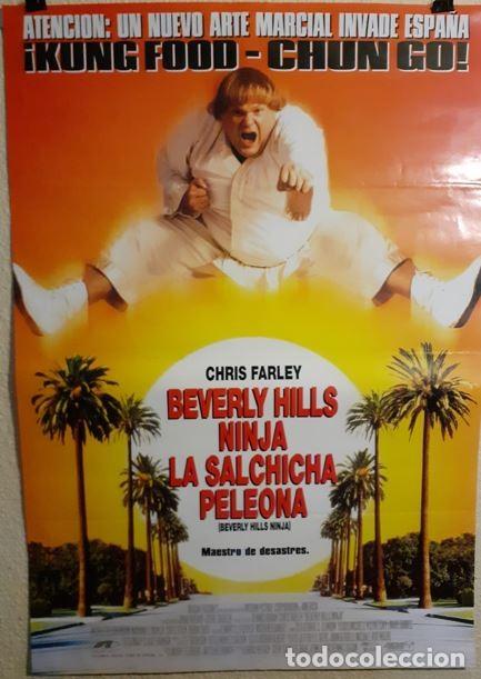 Cine: Cartel original de cine &rdquo;Beverly Hills Ninja: La salchicha peleona&rdquo; (1997) - Doble Cara