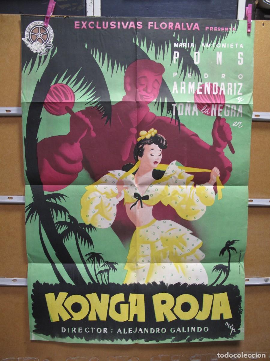Cine: KONGA ROJA POSTER DE CINE ORIGINAL