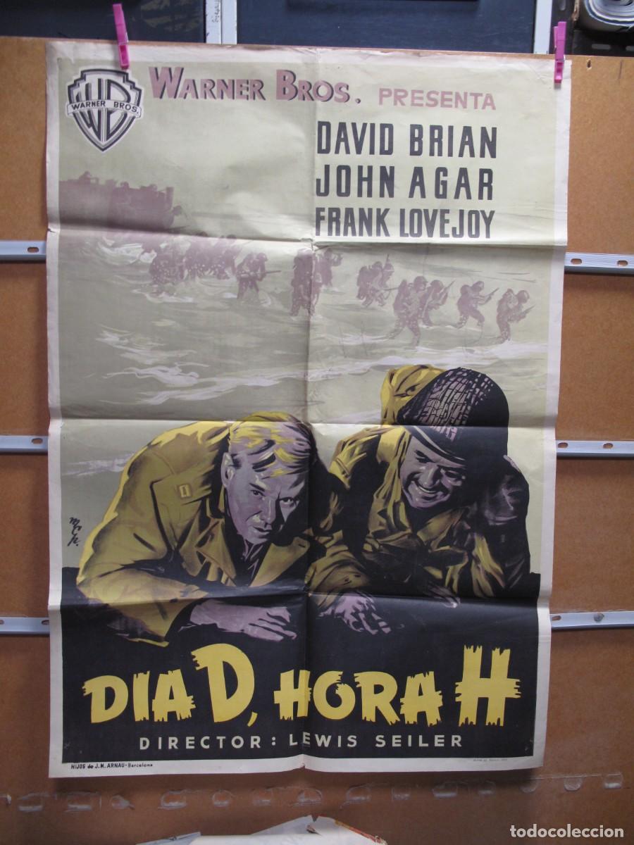 Cine: DIA D HORA H POSTER DE CINE ORIGINAL
