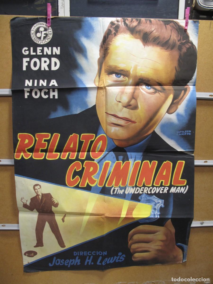 Cine: RELATO CRIMINAL POSTER DE CINE ORIGINAL