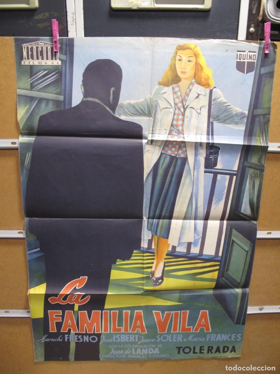 Cine: LA FAMILIA VILA POSTER DE CINE ORIGINAL