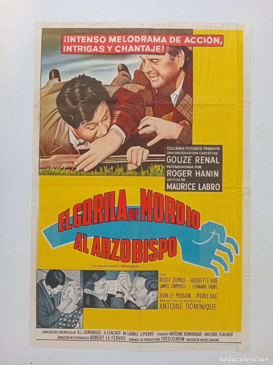Cine: EL TREN DE LA MUERTE (1962) cartel argentino 110 x 75 litografico Roger Hanin, Roger Dumas