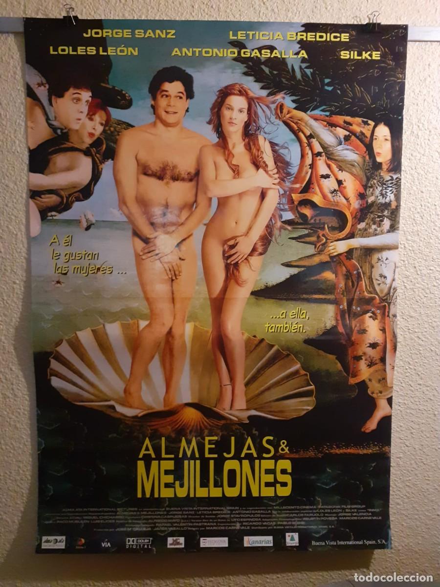 Cine: Cartel original de cine &rdquo;Almejas y mejillones&rdquo; (2000) - Colecci&oacute;n particular
