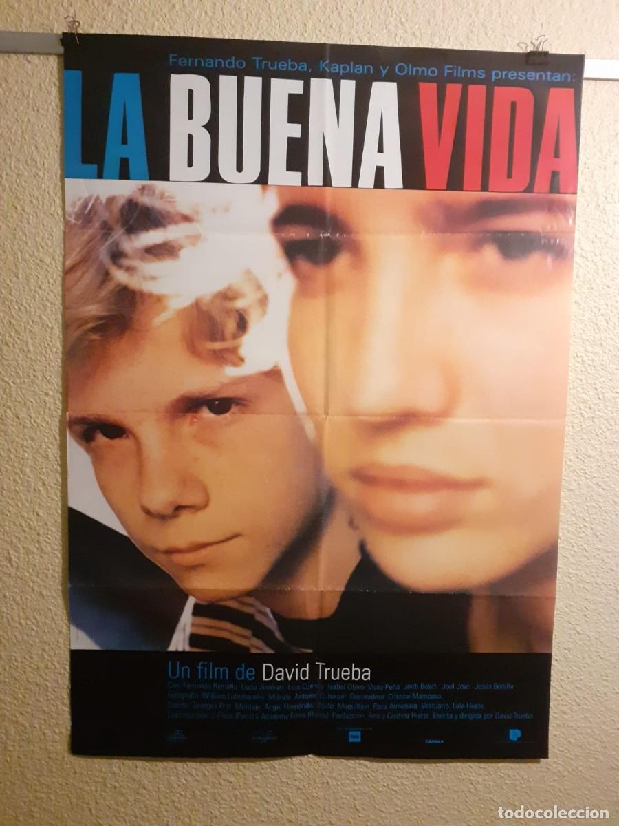 Cine: Cartel original de cine &rdquo;La buena vida&rdquo; (1996) David Trueba - Colecci&oacute;n particular