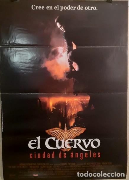 Cine: Cartel original de cine &rdquo;El Cuervo: Ciudad de &Aacute;ngeles&rdquo; (1996) - Colecci&oacute;n particular